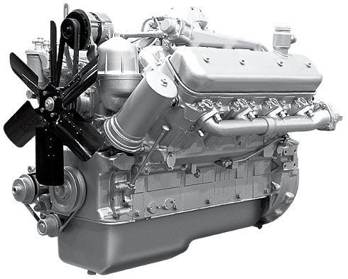 Двигатель ЯМЗ-238ДИ Дизельные электроагрегаты, 290 л.с. без КПП и сцепления 